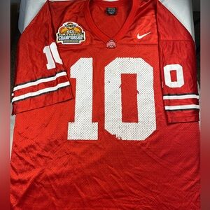 Ohio State BCS 2007 Championship Nike Men’s 2xl Jeresy #10